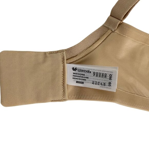 Wacoal 853220 Amazing Assets T-Shirt Bra Lined Underwire Nude 36D - Picture 4 of 4
